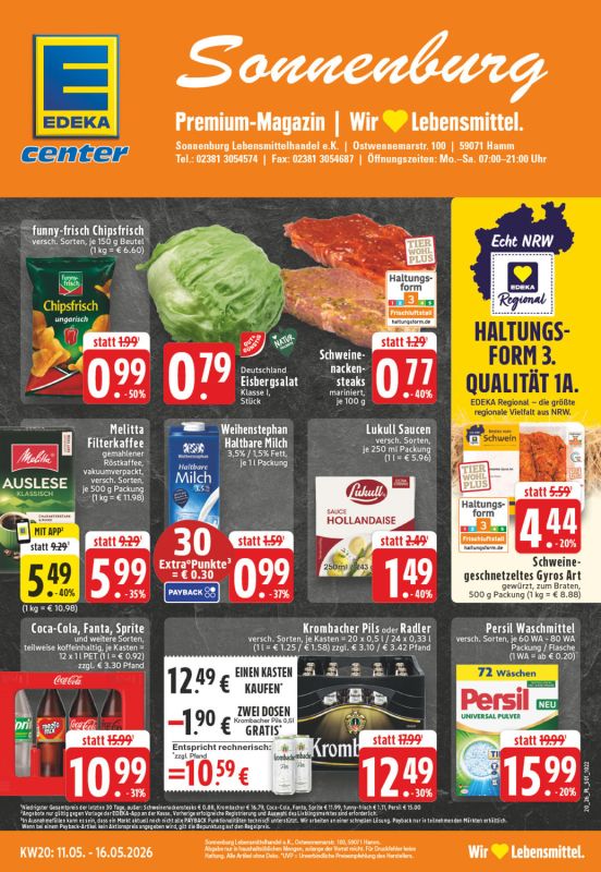 EDEKA Sonnenburg KW20/2026 Titelblatt Prsopekt